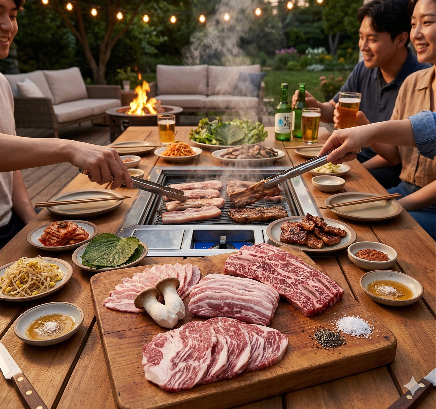 烧烤派对套装 🍖🔥(牛小排、猪颈肉、五花肉、安格斯黑牛)