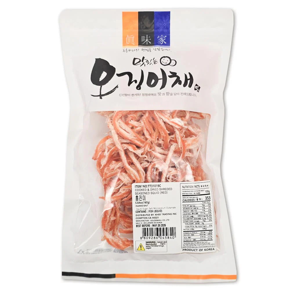 [골든힐] 오징어채 - 홍진미 (160g)