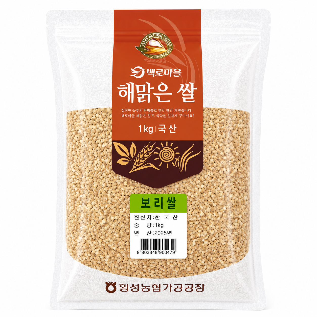 [Baekro Village]Korean Barley 1kg