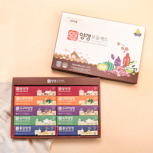 [산내마을] 양갱 모둠세트  (40g x 10 개)