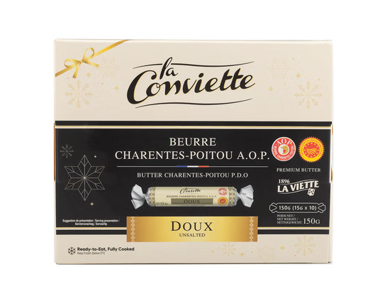 La Conviette Unsalted Butter (DOUX) - 15g x 10p