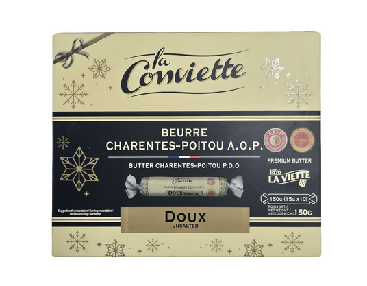 La Conviette Unsalted Butter (DOUX) - 15g x 10p
