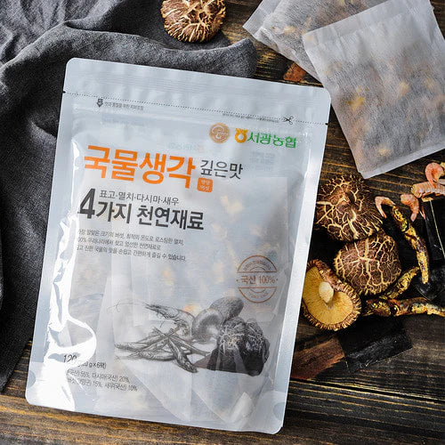 Gukmul Saenggak Clean Taste Soup Stock Pack (20g x 6 Sachets)