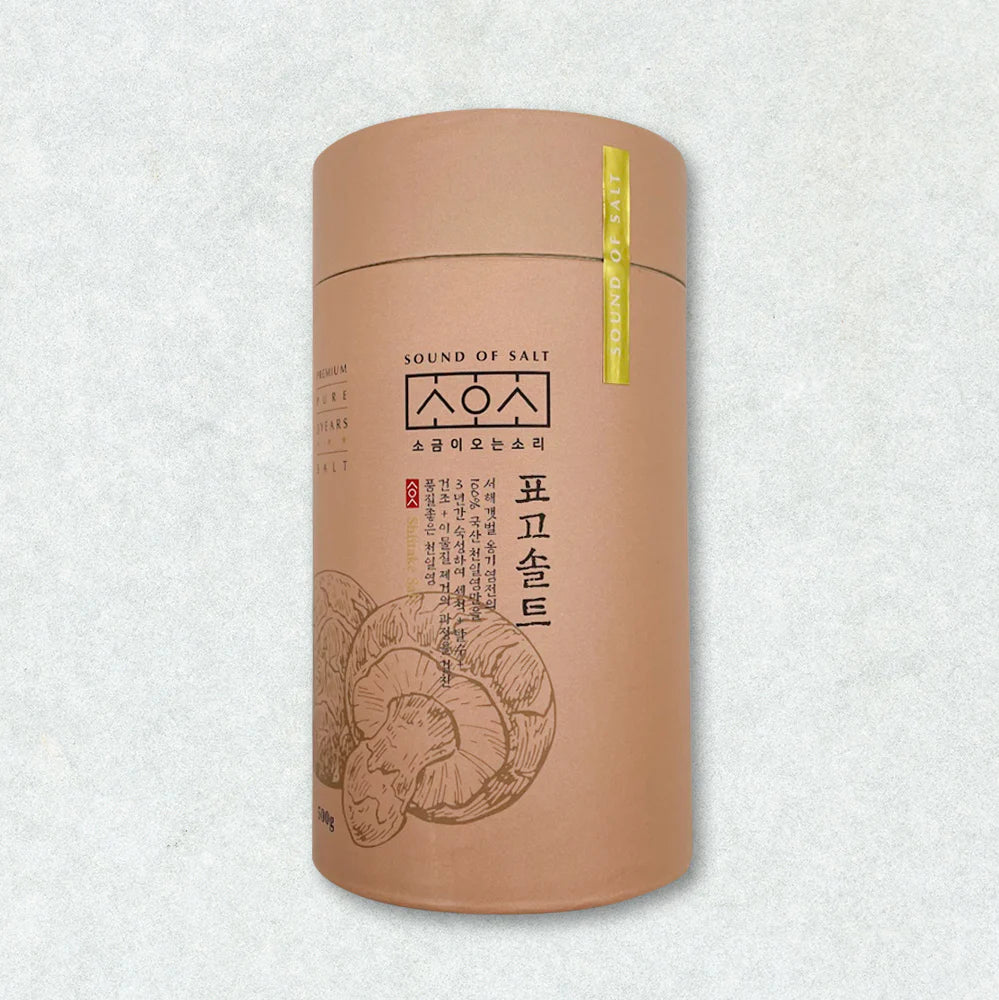 소금이 오는 소리 표고 솔트 500g (3년숙성 천일염)