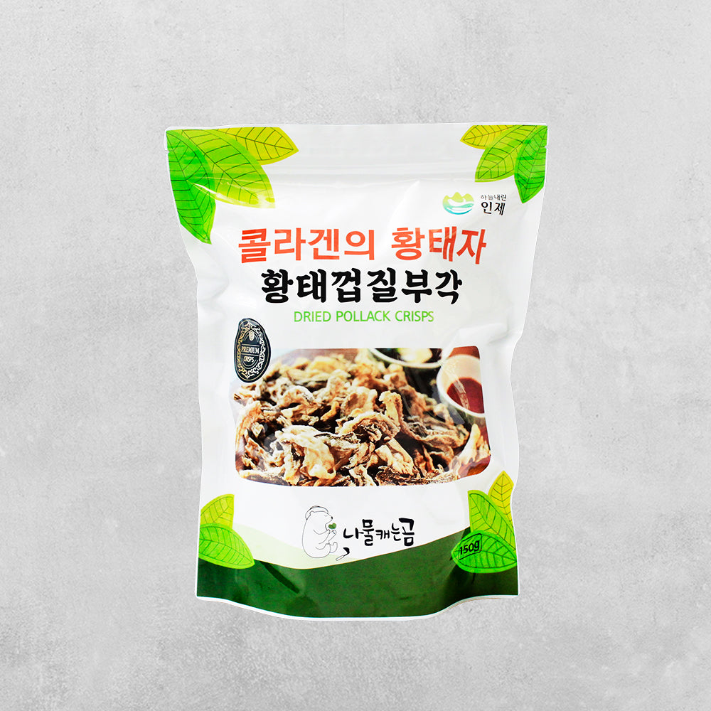 [나물캐는곰] 황태껍질부각 (오리지널, 130g)