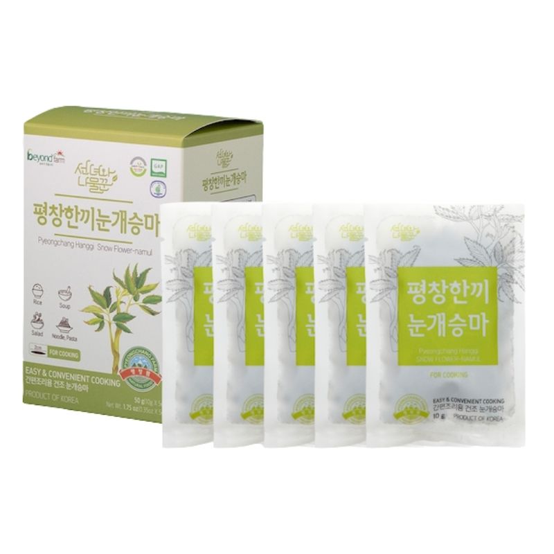 Pyeongchang One-Meal Nungaeseungma (Goat’s Beard Greens) 5 Packs