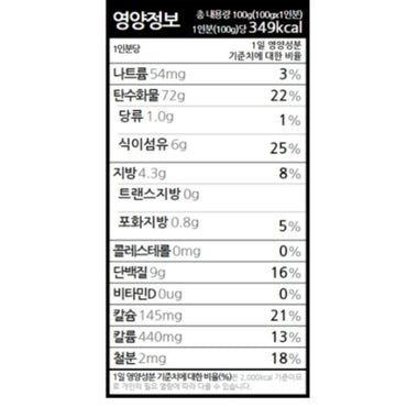 [평창팜] 곤드레 국수 (300g, 2~3인분)