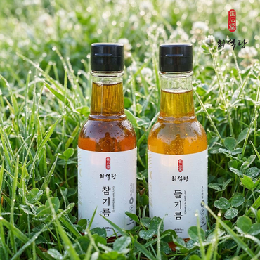 [최석당] 프리미엄 한국산 저온압착 참기름 / 들기름 (100ml) 