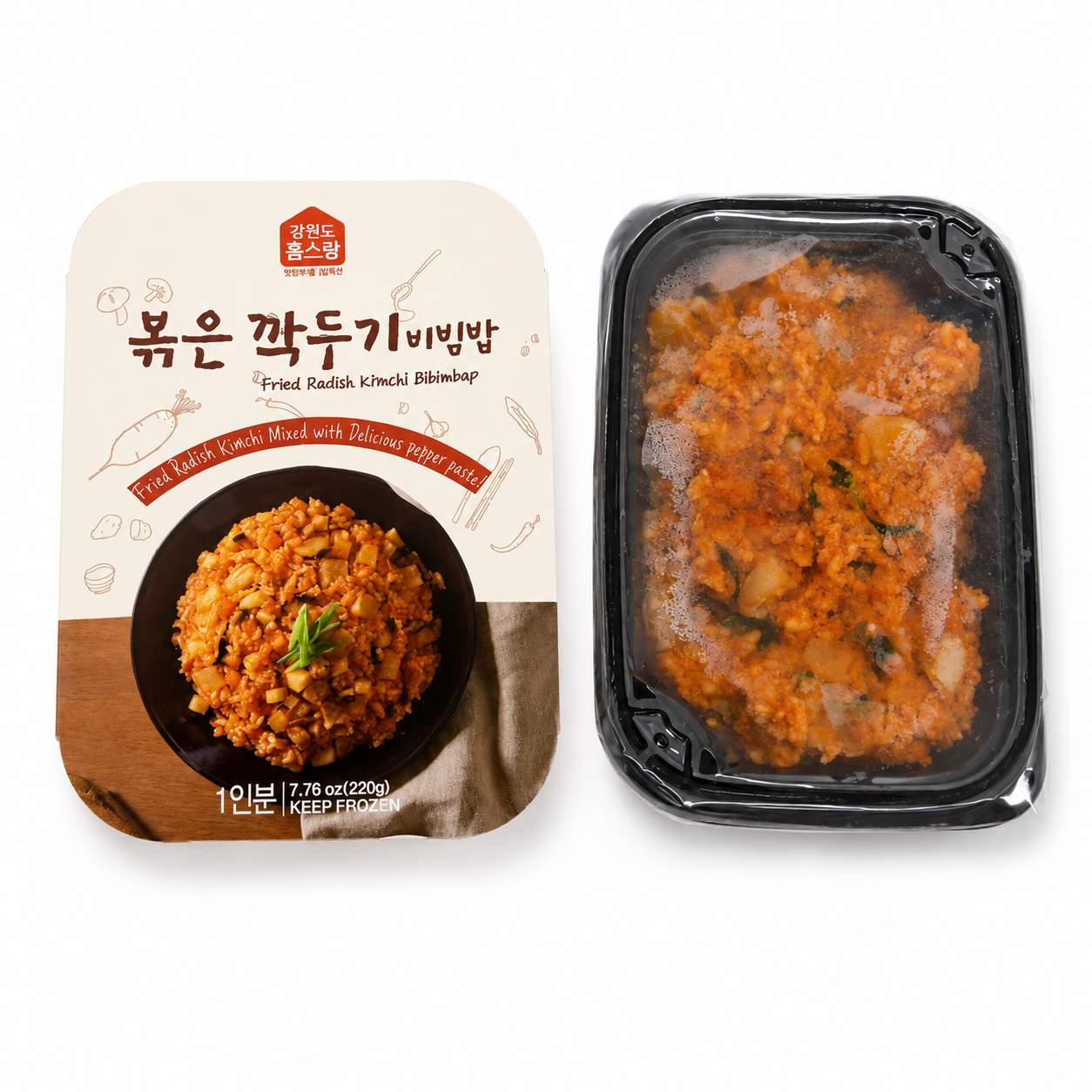 [Homesrang] Fried Radish kimchi Bibimbap