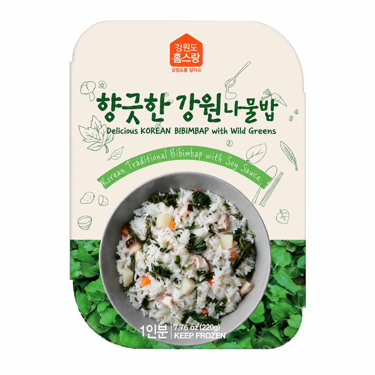 [Homesrang] 江原山野菜拌饭