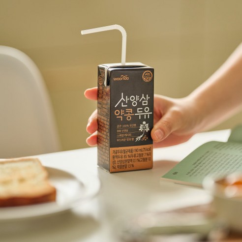 Wild-Cultivated Ginseng Black Soybean Soy Milk (190ml*16P)
